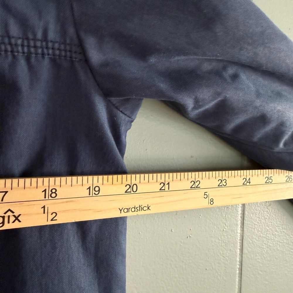 Columbia PFG Sportswear Vintage 90s Navy Hooded Rain Fishing Jacket M Gorpcore - Picture 5 of 10